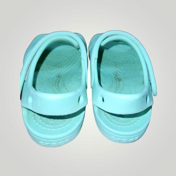 Crocs green open toe sandal size C9 - Picture 6 of 7